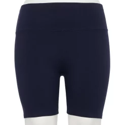 Plus Size Sonoma Goods For Life® High-Waisted Bike Shorts -Sonoma Goods For Life Shop 4891853 Navy