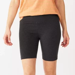 Women's Sonoma Goods For Life® High-Waist Bike Shorts -Sonoma Goods For Life Shop 4910074 Gray