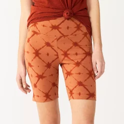 Women's Sonoma Goods For Life® High-Waist Bike Shorts -Sonoma Goods For Life Shop 4910074 Mocha Dye