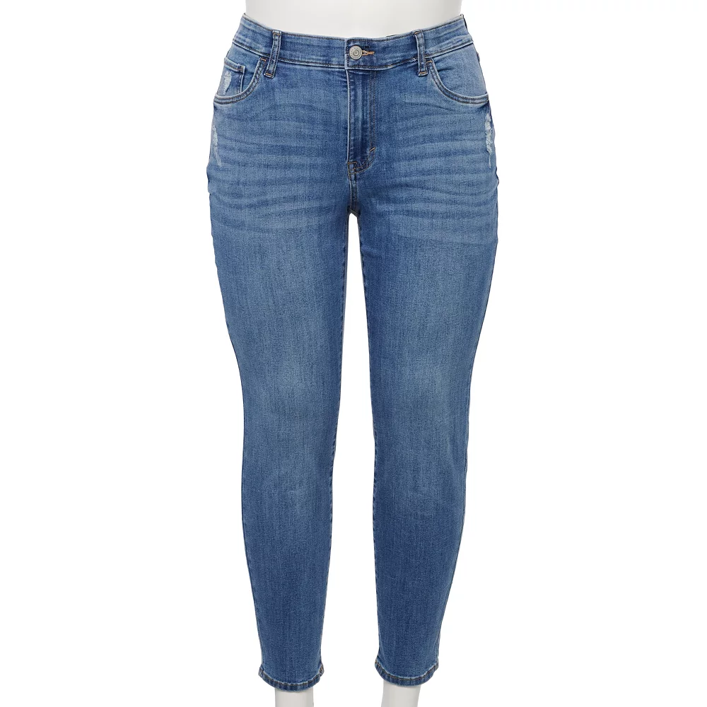 Plus Size Sonoma Goods For Life® Premium Mid-Rise Skinny Jeans 4 Plus Size Sonoma Goods For Life® Premium Mid-Rise Skinny Jeans - Image 4