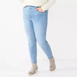 Plus Size Sonoma Goods For Life® Comfortable Favorite Mid-Rise Jeggings -Sonoma Goods For Life Shop 4916239 Francisco