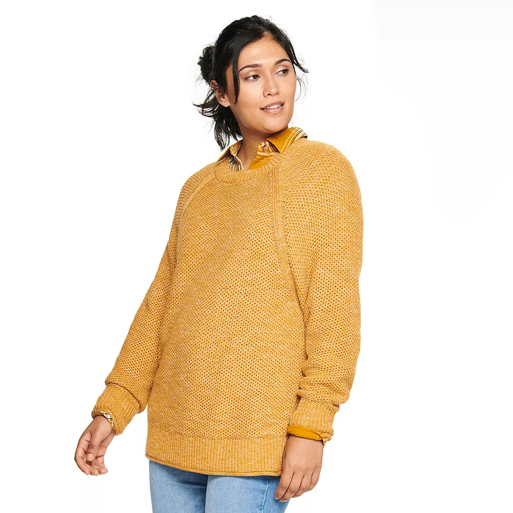 Women's Sonoma Goods For Life® All Over Stitch Crewneck Sweater 2 Women's Sonoma Goods For Life® All Over Stitch Crewneck Sweater - Image 2