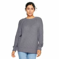 Women's Sonoma Goods For Life® All Over Stitch Crewneck Sweater 32 Women's Sonoma Goods For Life® All Over Stitch Crewneck Sweater -Sonoma Goods For Life Shop 4923526 Mauve