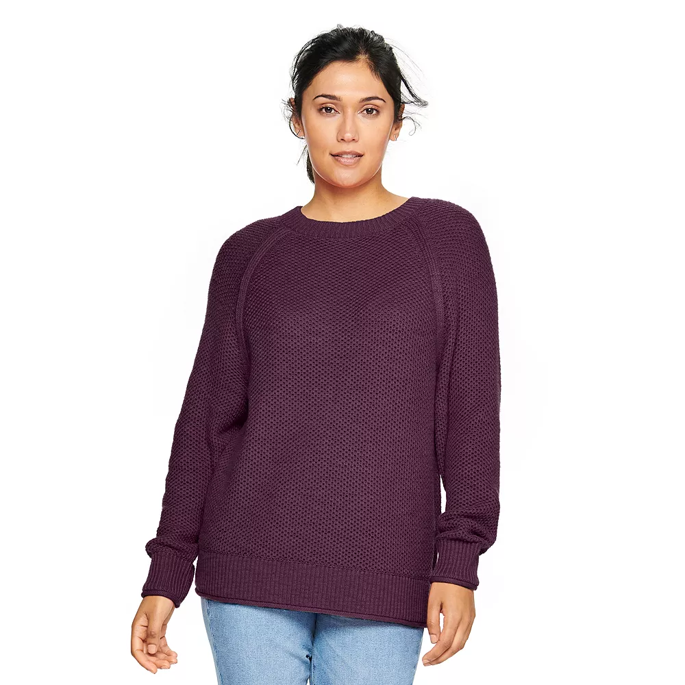 Women's Sonoma Goods For Life® All Over Stitch Crewneck Sweater 11 Women's Sonoma Goods For Life® All Over Stitch Crewneck Sweater - Image 11