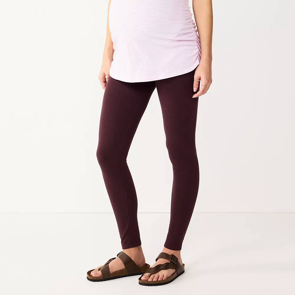 Maternity Sonoma Goods For Life® Full Belly Panel Leggings 5 Maternity Sonoma Goods For Life® Full Belly Panel Leggings - Image 5