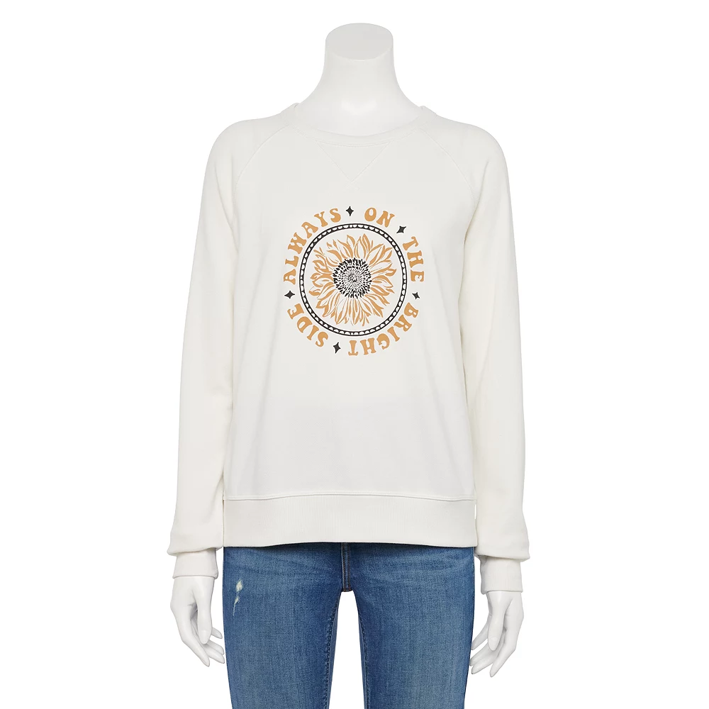 Women's Sonoma Goods For Life® Everyday Crewneck Sweatshirt 2 Women's Sonoma Goods For Life® Everyday Crewneck Sweatshirt - Image 2