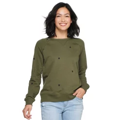Women's Sonoma Goods For Life® Everyday Crewneck Sweatshirt 51 Women's Sonoma Goods For Life® Everyday Crewneck Sweatshirt -Sonoma Goods For Life Shop 4974237 Olive Mini Heart