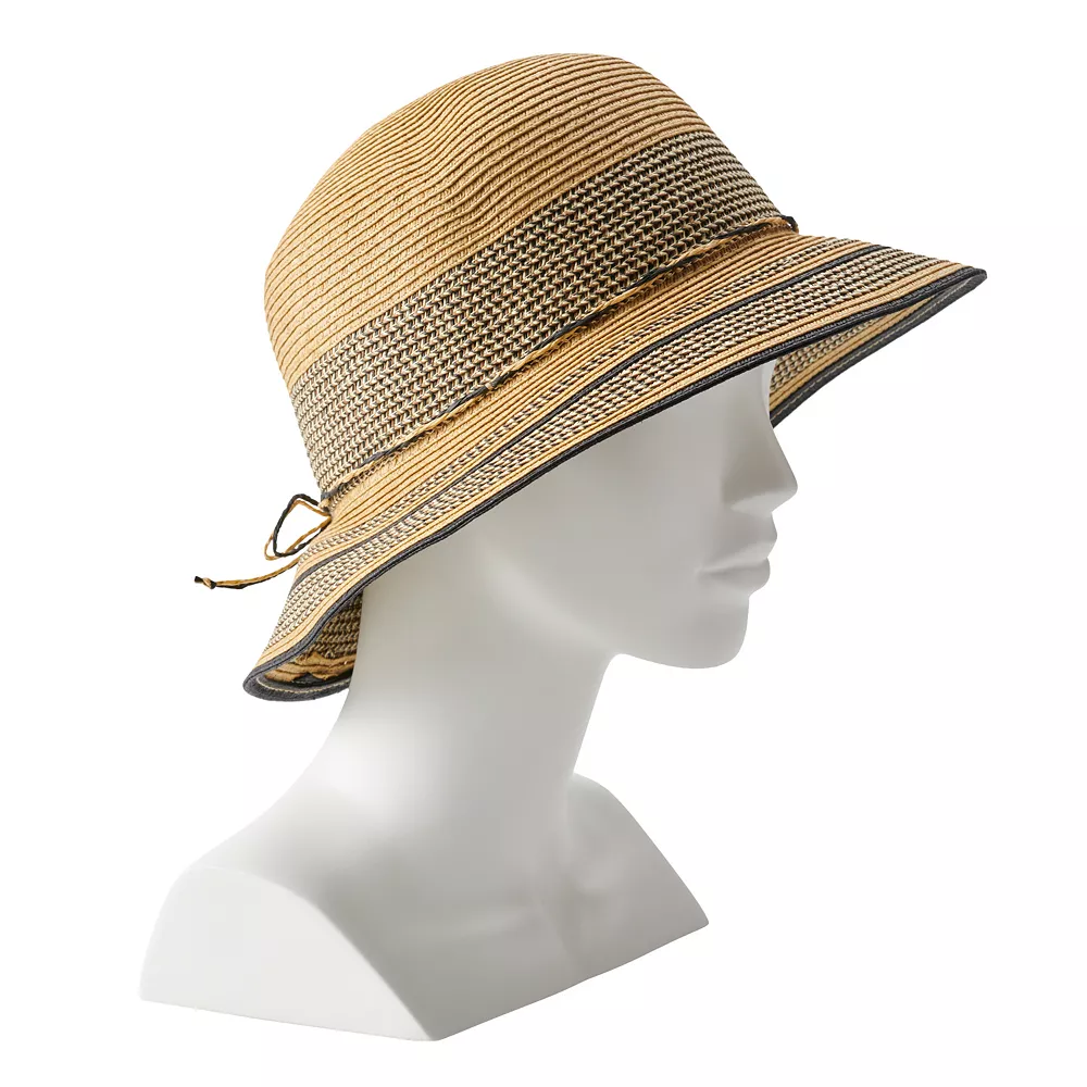 Women's Sonoma Goods For Life® Inset Two-Tone Cloche Hat 3 Women's Sonoma Goods For Life® Inset Two-Tone Cloche Hat - Image 3