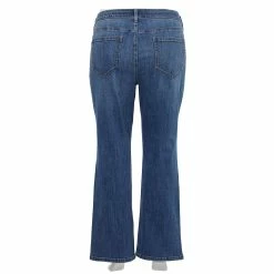 Plus Size Sonoma Goods For Life® Elastic-Waist Curvy Mid-Rise Bootcut Jeans -Sonoma Goods For Life Shop 4990173 ALT