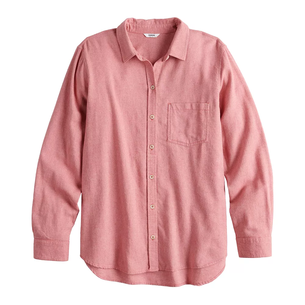 Women's Sonoma Goods For Life® Essential Everyday Button-Down Shirt 19 Women's Sonoma Goods For Life® Essential Everyday Button-Down Shirt - Image 19