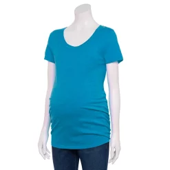Maternity Sonoma Goods For Life® Essential Scoopneck Tee -Sonoma Goods For Life Shop 4998304 Blue