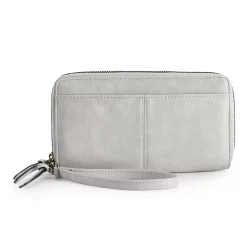 Sonoma Goods For Life® Elowen RFID-Blocking Double Zip Wristlet -Sonoma Goods For Life Shop 5009987 Harbor Mist