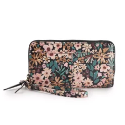 Sonoma Goods For Life® Elowen RFID-Blocking Double Zip Wristlet -Sonoma Goods For Life Shop 5009987 Storybook Floral