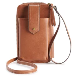 Sonoma Goods For Life® Jacqui RFID-Blocking Wallet on a String -Sonoma Goods For Life Shop 5009989 Cognac Pebble
