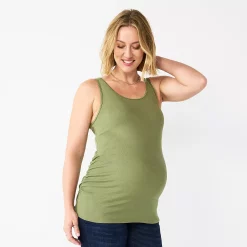 Maternity Sonoma Goods For Life® Essential Tank -Sonoma Goods For Life Shop 5010254 Olive