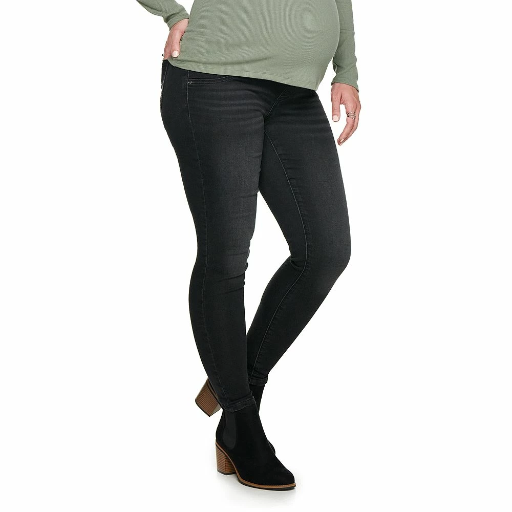 Maternity Sonoma Goods For Life® Over-The-Belly Jeggings 3 Maternity Sonoma Goods For Life® Over-The-Belly Jeggings - Image 3