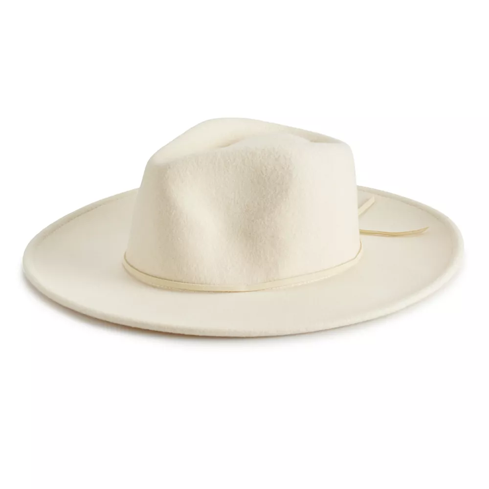 Women's Sonoma Goods For Life® Felt Fedora with Suede Band 4 Women's Sonoma Goods For Life® Felt Fedora with Suede Band - Image 4