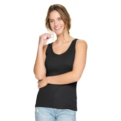 Women's Sonoma Goods For Life® Everyday Ribbed Tank -Sonoma Goods For Life Shop 5046234 Black
