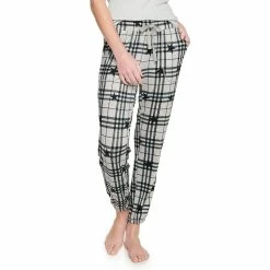 Women's Sonoma Goods For Life® Snit Banded Bottom Pajama Pants 9 Women's Sonoma Goods For Life® Snit Banded Bottom Pajama Pants -Sonoma Goods For Life Shop 5161200 Gray Star Plaid
