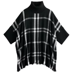 Women's Sonoma Goods For Life® Turtleneck Poncho -Sonoma Goods For Life Shop 5161618 ALT2