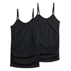 Maternity Sonoma Goods For Life® 2-Pack Seamless Camisole Set -Sonoma Goods For Life Shop 5161957 Black Black