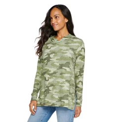 Maternity Sonoma Goods For Life® Side Slit Nursing Hoodie -Sonoma Goods For Life Shop 5177488 Camo