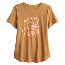Women's Sonoma Goods For Life® Short Sleeve Holiday Graphic Tee 33 Women's Sonoma Goods For Life® Short Sleeve Holiday Graphic Tee -Sonoma Goods For Life Shop 5180762 ALT5