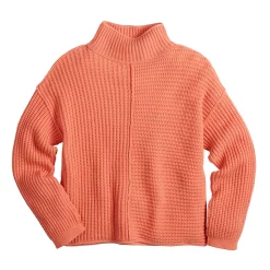 Women's Sonoma Goods For Life® Exposed Seaming Mockneck Sweater -Sonoma Goods For Life Shop 5195667 ALT5