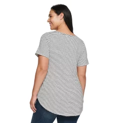 Plus Size Sonoma Goods For Life® V-Neck Tunic Tee -Sonoma Goods For Life Shop 5209140 ALT