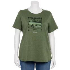 Plus Size Sonoma Goods For Life® National Parks Graphic Tee -Sonoma Goods For Life Shop 5212613 Everglades Olive