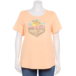 Plus Size Sonoma Goods For Life® National Parks Graphic Tee -Sonoma Goods For Life Shop 5212613 Joshua Tree Peach