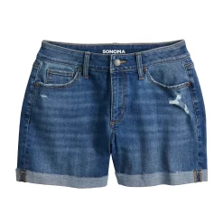 Women's Sonoma Goods For Life® High-Waist 5" Jean Shorts -Sonoma Goods For Life Shop 5218635 ALT5