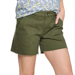 Women's Sonoma Goods For Life® High-Waist 5" Jean Shorts -Sonoma Goods For Life Shop 5218635 Lander Green