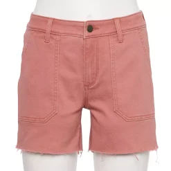 Women's Sonoma Goods For Life® High-Waist 5" Jean Shorts -Sonoma Goods For Life Shop 5218635 Mauve