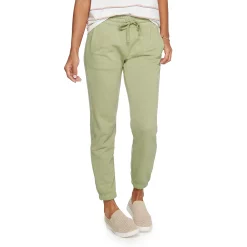 Women's Sonoma Goods For Life® Cinched Knit Jogger Pants -Sonoma Goods For Life Shop 5225497 Green