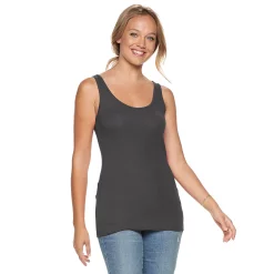 Women's Sonoma Goods For Life® Layering Tank -Sonoma Goods For Life Shop 5226500 Asphalt