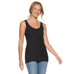 Women's Sonoma Goods For Life® Layering Tank -Sonoma Goods For Life Shop 5226500 Black