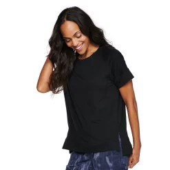 Women's Sonoma Goods For Life® Supersoft Short Sleeve Tunic -Sonoma Goods For Life Shop 5231865 Pitch Black