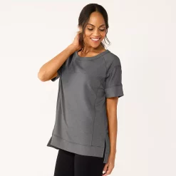 Women's Sonoma Goods For Life® Supersoft Short Sleeve Tunic -Sonoma Goods For Life Shop 5231865 Storm Abyss