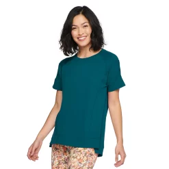 Women's Sonoma Goods For Life® Supersoft Short Sleeve Tunic -Sonoma Goods For Life Shop 5231865 Teal