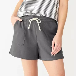 Women's Sonoma Goods For Life® French Terry Sweat Shorts 15 Women's Sonoma Goods For Life® French Terry Sweat Shorts -Sonoma Goods For Life Shop 5234547 Dark Gray