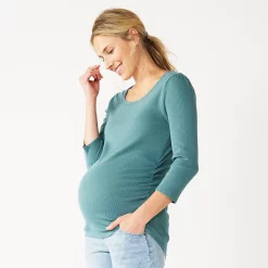 Maternity Sonoma Goods For Life® Essential Scoopneck Tee 13 Maternity Sonoma Goods For Life® Essential Scoopneck Tee -Sonoma Goods For Life Shop 5236820 Huxley Blue