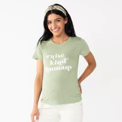 Maternity Sonoma Goods For Life® Fitted Crewneck Graphic Tee -Sonoma Goods For Life Shop 5237042 Kind Humans