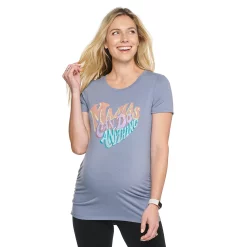 Maternity Sonoma Goods For Life® Fitted Crewneck Graphic Tee -Sonoma Goods For Life Shop 5237042 Mamas Can Do Anything