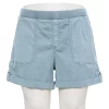 Plus Size Sonoma Goods For Life® Easy Pull-On Utility Shorts