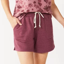 Petite Sonoma Goods For Life® French Terry Sweat Shorts -Sonoma Goods For Life Shop 5241314 Mauve