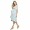 Maternity Sonoma Goods For Life® Flutter Sleeve Wrap Dress