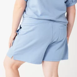 Plus Size Sonoma Goods For Life® French Terry Sweat Shorts 9 Plus Size Sonoma Goods For Life® French Terry Sweat Shorts -Sonoma Goods For Life Shop 5241778 ALT
