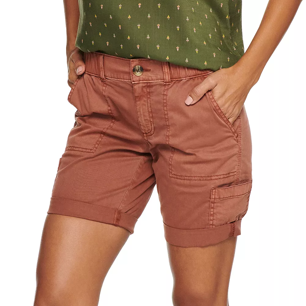 Women's Sonoma Goods For Life® Comfort Waist Utility Bermuda Shorts 6 Women's Sonoma Goods For Life® Comfort Waist Utility Bermuda Shorts - Image 6