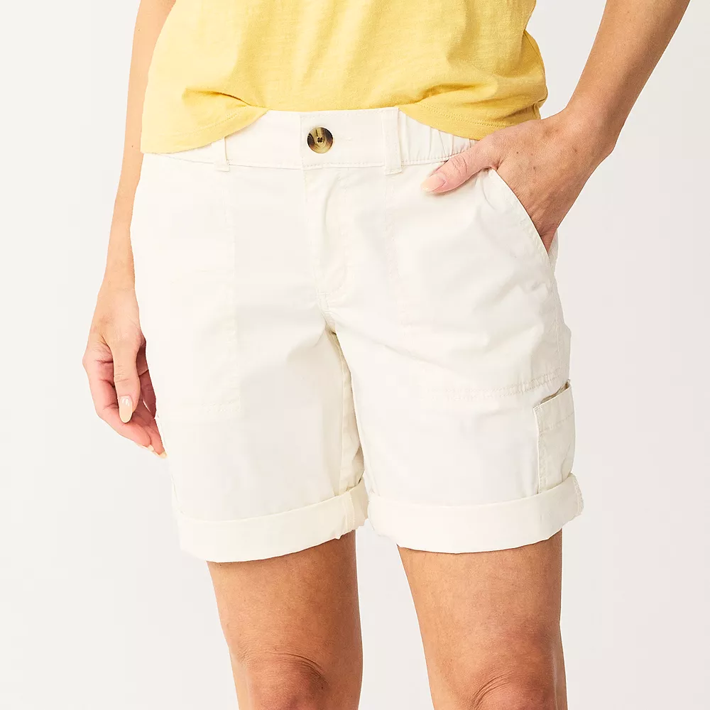 Women's Sonoma Goods For Life® Comfort Waist Utility Bermuda Shorts 8 Women's Sonoma Goods For Life® Comfort Waist Utility Bermuda Shorts - Image 8